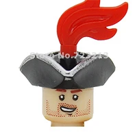 Single Sale Pirates Movie Figure Caribbean  Captain Jack Head Salazar Revenge Carina Smyth Henry Lesaro Building Blocks Toys 5