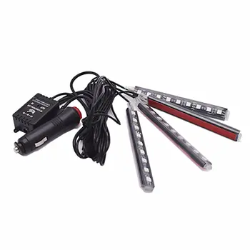 

9LED Car Floor Foot Atmosphere Light Automobiles Decor Lamp Bar Interior Led Flasher Car Interior Atmosphere Decoration