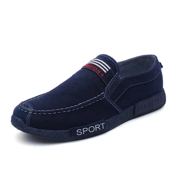 

Summer and autumn men's trend shoes sneakers canvas shoes running shoes old Beijing one pedal set foot lazy shoes men's shoes