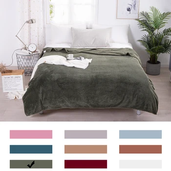 

2020 New Super Soft Plush Plane Embossed Blanket Single Double Pure Coral Fleece Flannel Blanket Office Air Conditioning Cover