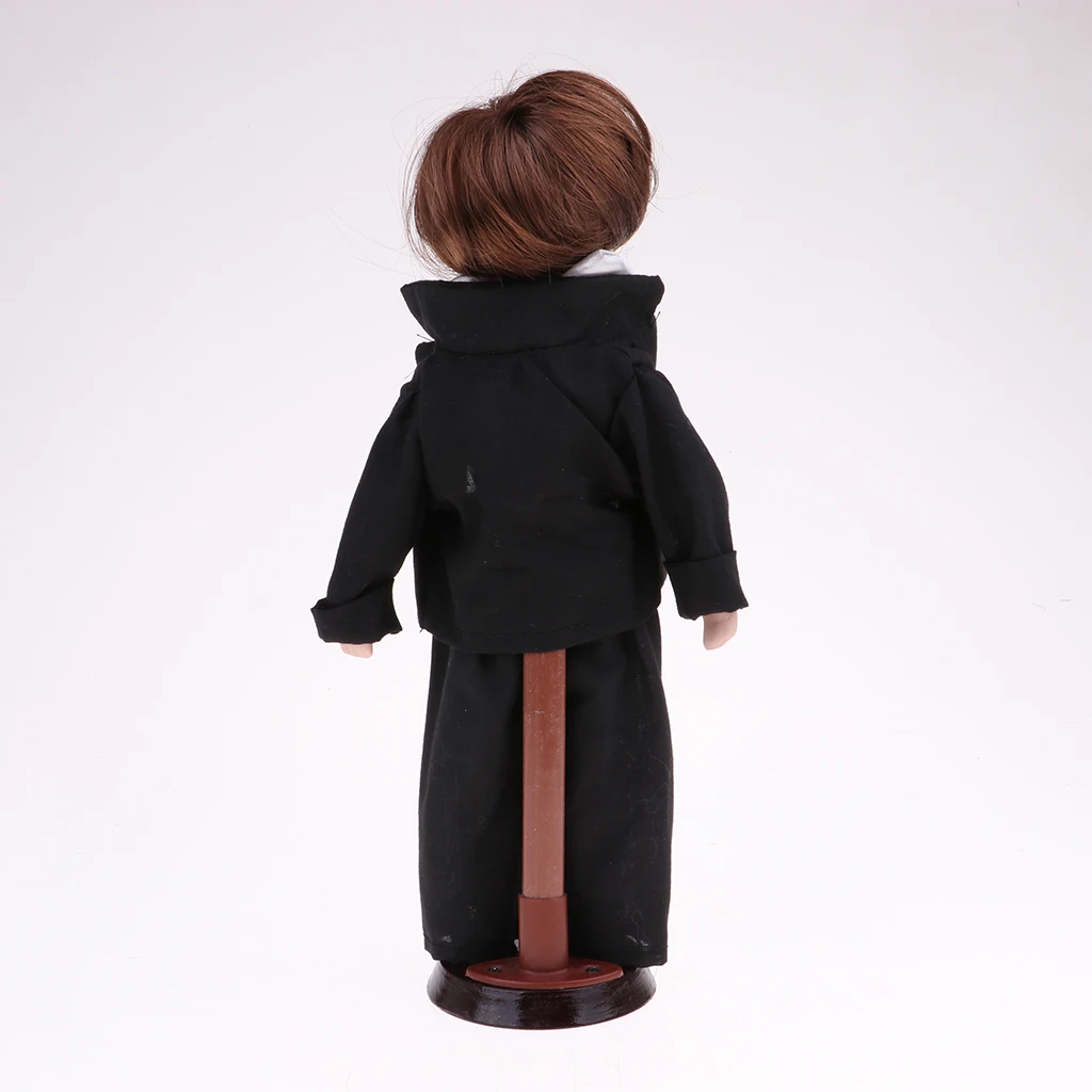 30cm Vintage Porcelain Doll Groom in Wedding Suit, Valentin Gift for Girlfriend, Dollhouse People Display Decor Collection