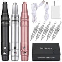 Wireless PMU Machine Permanent Makeup for Eyebrows Miroblading Eyeliner Lip Microshading Professional Rotary Tattoo Pen Gun Kit 1