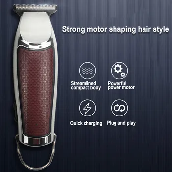 

Barber Shop Rechargeable Hair Clipper Household Men Beard Shaver Clippers Mute Rechargeable Cordless Electric Hair Clippers
