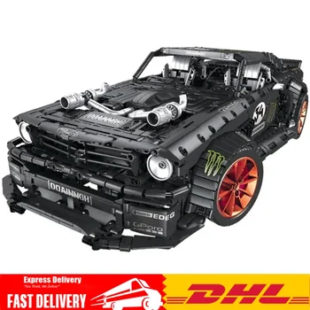 

MOC-22970 13108 Technic Series Ford Mustang Hoonicorn RTR Racing V2 Car Model Building Blocks Bricks Kids Toys Christmas Gifts