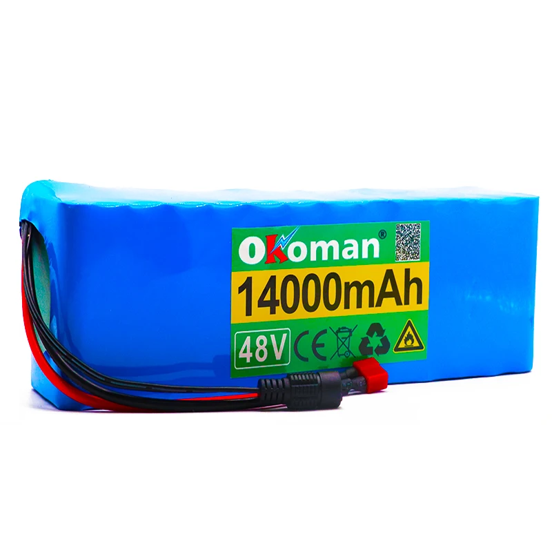 48V 14ah 13s3p литий ионный аккумулятор высокой мощности 18650 Электрический автомобиль