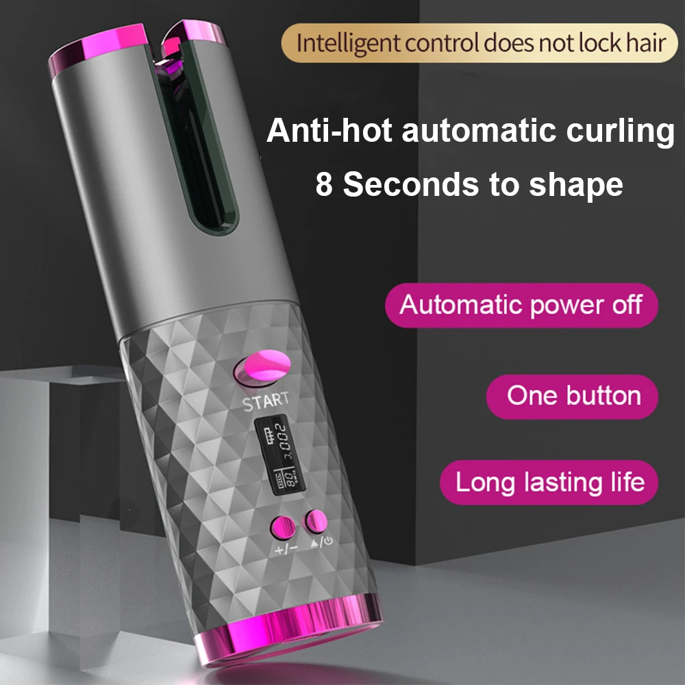 Щипцы для завивки волос автоматические Беспроводные с зарядкой от USB | Красота и