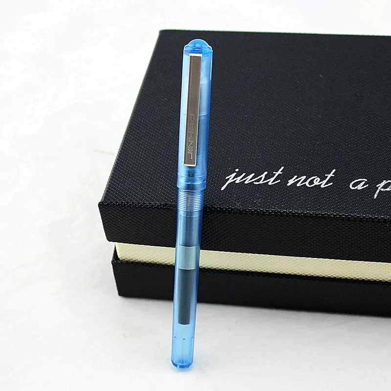 Высококачественная ручка Jinhao из нержавеющей стали с зажимом для школьников, студентов, офиса, обучения детей, авторучка 0,38 мм/0,5 мм, перо, выберите