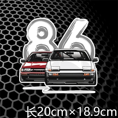 Автомобильные наклейки AE86, японские, EVO, мотоциклетные, авто, на весь корпус, на окно, хвост, виниловые переводные наклейки на бампер, 3 м, для Осаки, OUTLAW HAKONE - Название цвета: A 200x189mm
