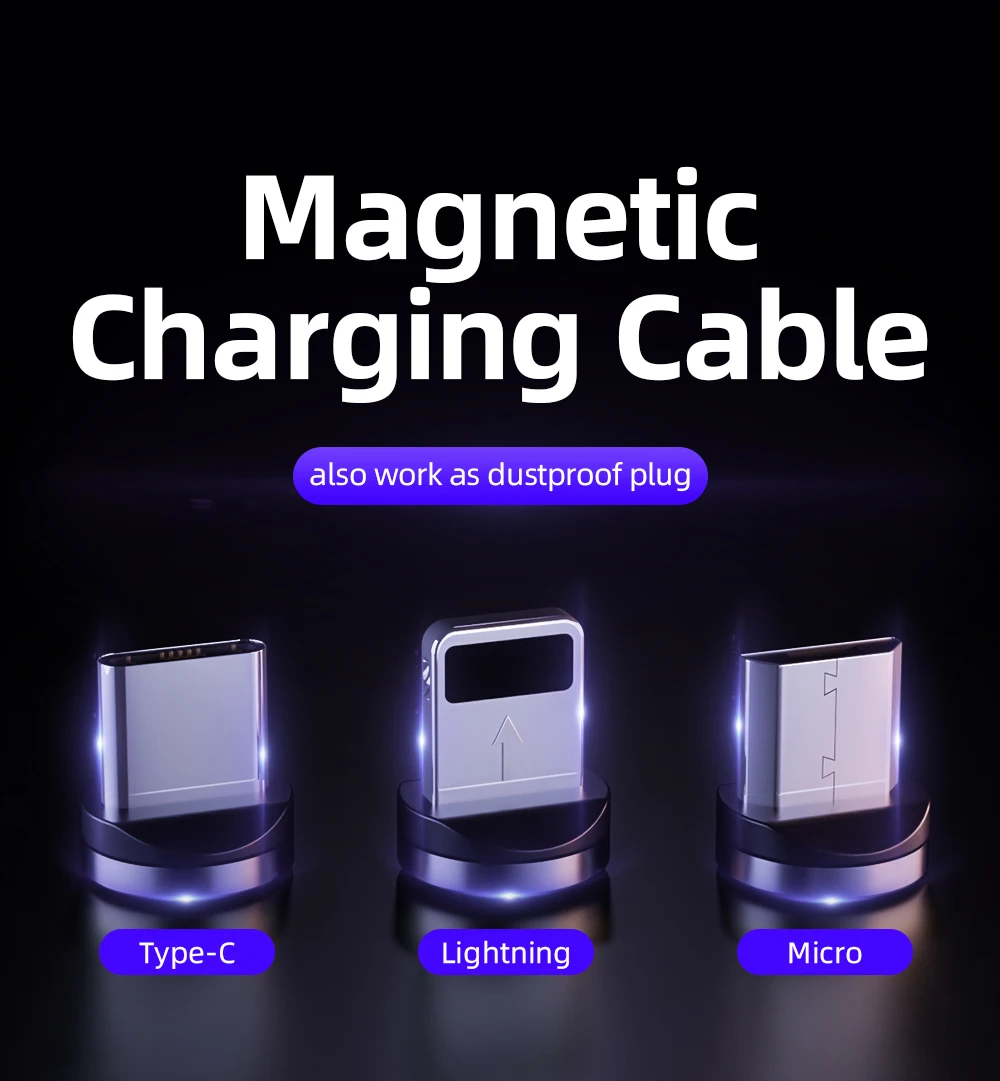 Магнитный кабель TEAEGG Micro usb type C для быстрой зарядки телефона Micro usb type-C магнитное зарядное устройство USB C для iphone huawei xiaomi кабель