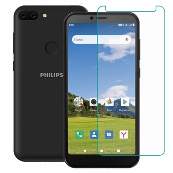 Перейти на Алиэкспресс и купить Закаленное стекло для Philips S561 Стекло 9H 2.5D защитная пленка Взрывозащищенная прозрачная защитная пленка для ЖК-экрана