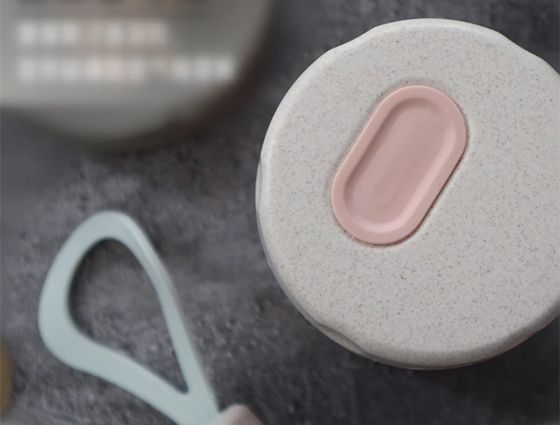 300ML Wheat Fiber Coffee Cup Travel Mug Portable Double-wall Insulation Office Coffee Tea Cups Milk Cup (10)