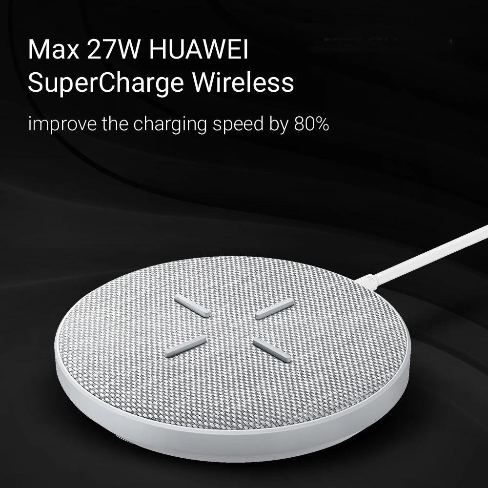 Беспроводное зарядное устройство huawei Max 27 Вт SuperCharge Беспроводное зарядное устройство для huawei mate 30 Pro huawei P30 Pro iPhone 11 samsung S10