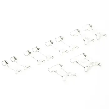 

10-Pack of the Invisible Ring Sizer with Transparent Memory for a Perfect Fit - Not Metal