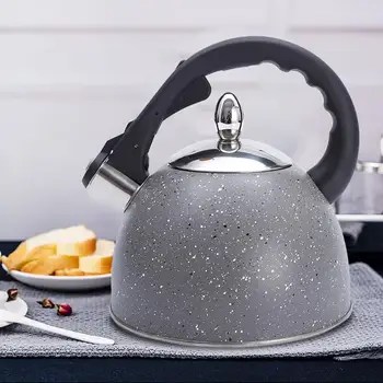 

3L Stainless Steel Whistling Tea Kettle Food Grade Tea Pot With Heat-Proof Handle - Stovetop Suitable For All Heat Sources