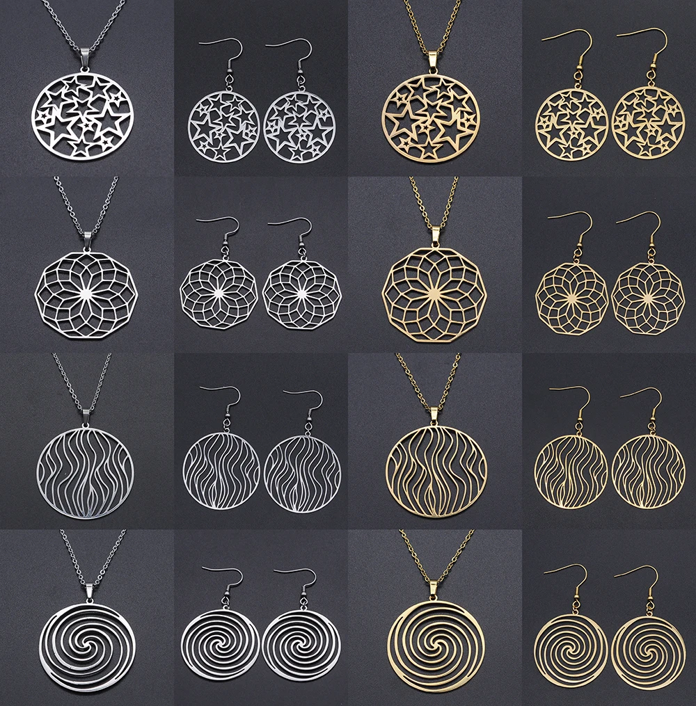 Wonlee Winle из нержавеющей стали массивные круглые подвески короткие для женщин
