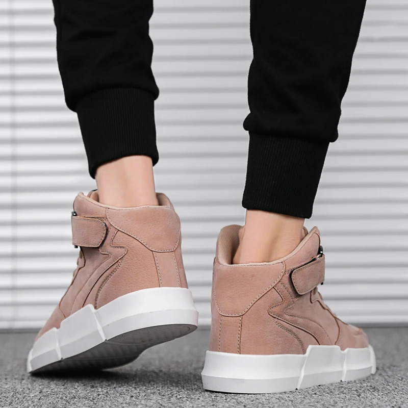 Men Boots Sneakers Men Canvas Shoes High top Male Brand Footwear Men's Casual Shoes Fashion Khaki Sneakers Winter Shoes