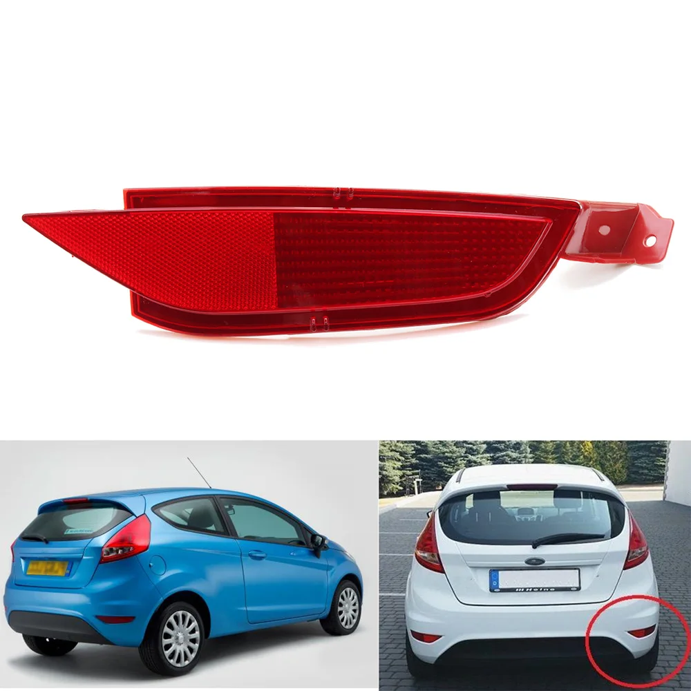 Авто задний правый бампер противотуманный светильник лампа отражатель для Ford Fiesta 2009