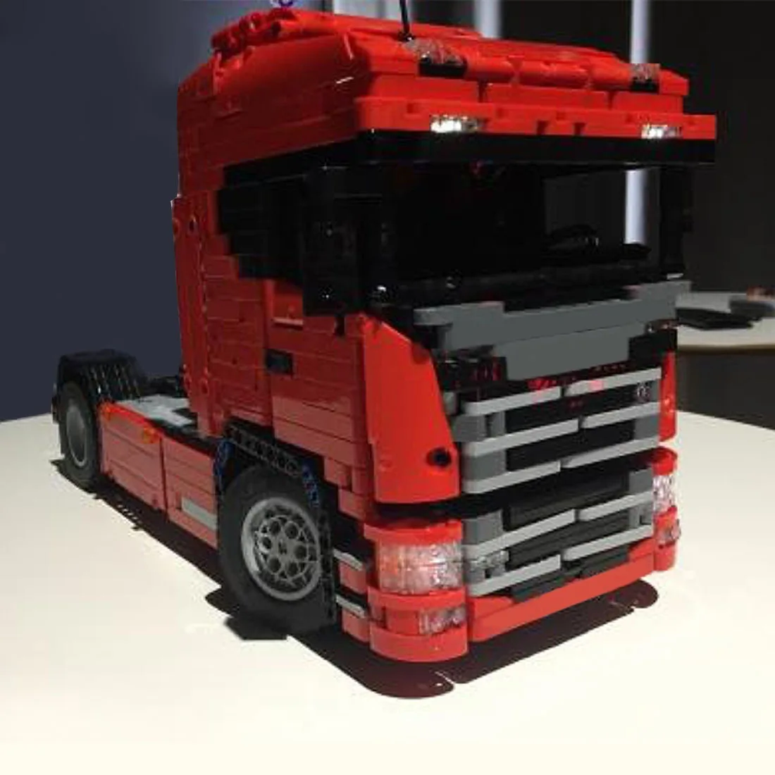 1661 шт MOC RC грузовик модель автомобиля высокого уровня сборки маленький строительный блок частиц Подарочный набор с мотором и пультом дистанционного управления