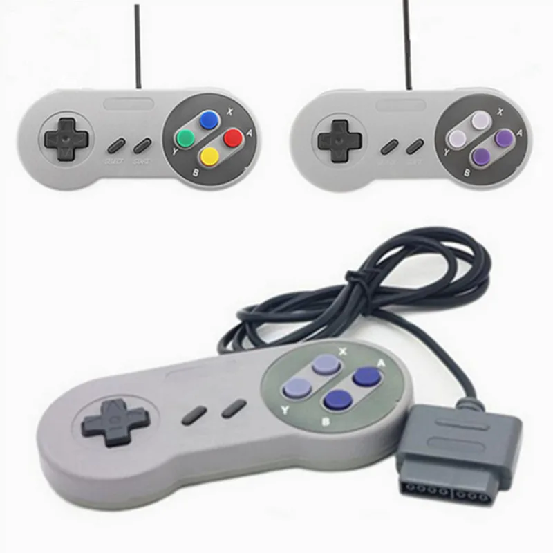 Портативный игровой контроллер 16 бит для консоли Super Nintendo SNES|Геймпады| |