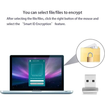 

Module Encrypt File Portable Computer Laptop Mini Security Key USB Fingerprint Reader Fast 360 Degree Biometric Scanner Office