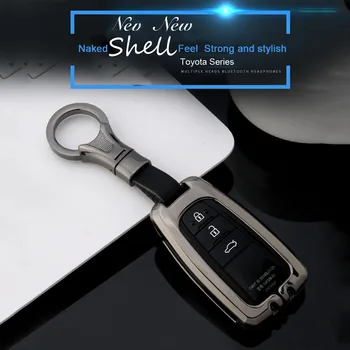 

Super Great Cool Car key case Bag Cover case For Toyota Camry CHR C-HR Aygo Prius Corolla Aygo RAV4 Prado 2016 2017 2018 Remote