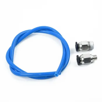 

For Ender 3 Upgraded PTFE 4mm Tube W/PC4-M6&PC4-M10 Pneumatic Connector Part Use