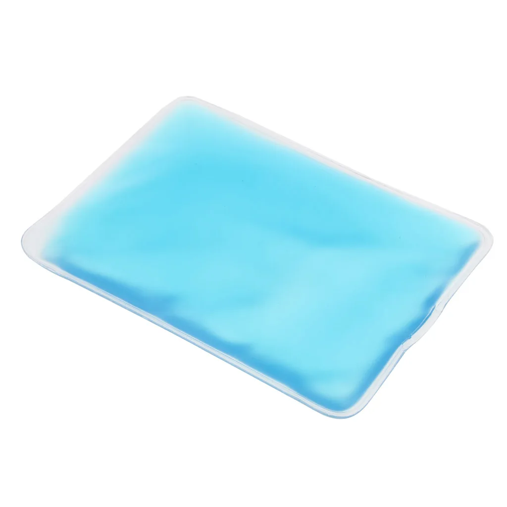 Reusable Square Small Gel Ice Packs / Microwavable Hot Pack 10.8 x 7.8 cm, Help Reduce the Swelling