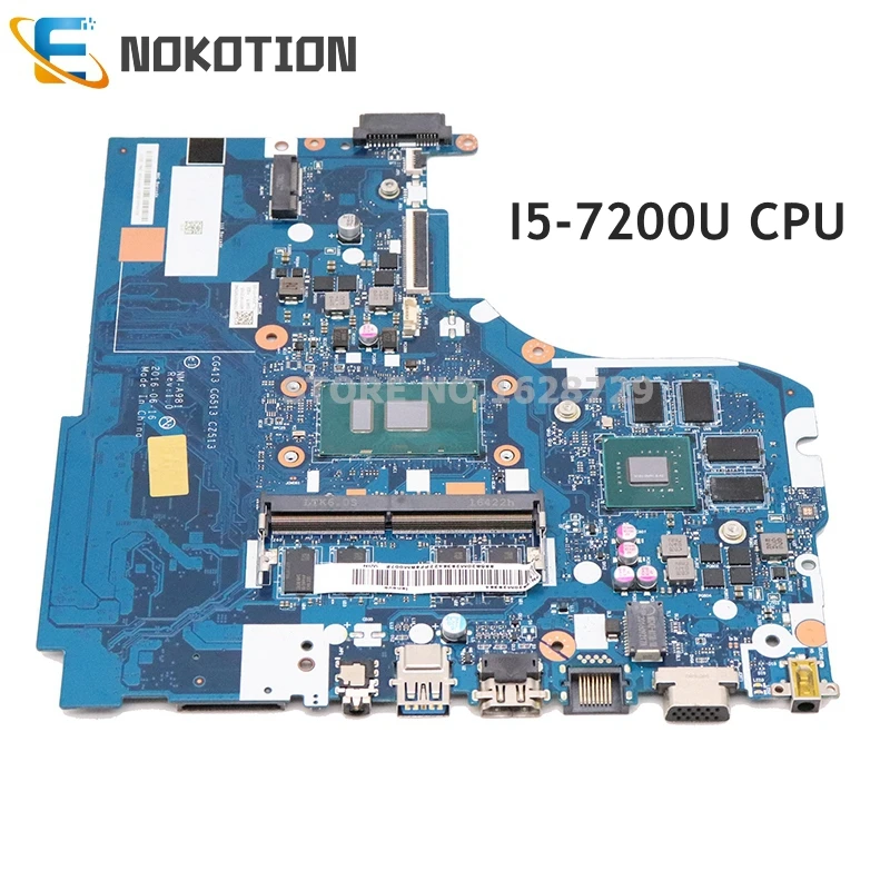 incredible  NOKOTION 5B20M29364 CG413 CG513 CZ513 NM-A981 For Lenovo ideapad 310-14IKB 14 inch laptop motherboa