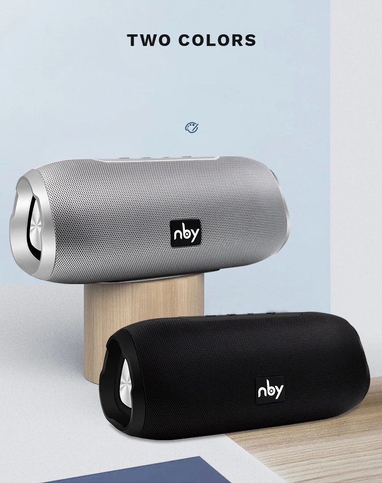 NBY 6670 портативный Bluetooth динамик FM радио 10 Вт водонепроницаемый беспроводной громкий динамик 3D стерео музыка звук открытый сабвуфер, колонки