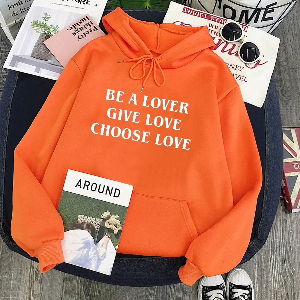 

Be A Lover Sweatshirt Harry Styles Goth Clothes 2020 Give Love Choose Love Hoodies Casual Letter Pullovers Pink