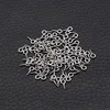 Aiovlo 100pcs/lot Stainless Steel  Screw Eye Pins for Pendant Iron Screw Eye Hooks Clasps Fit Drilled Beads Diy Jewelry Making ► Photo 3/6