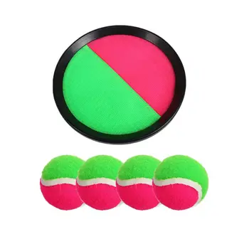 

Paddle Toss and Catch Ball Game Set for Kid Self Stick Throw Catch Bat Ball Game