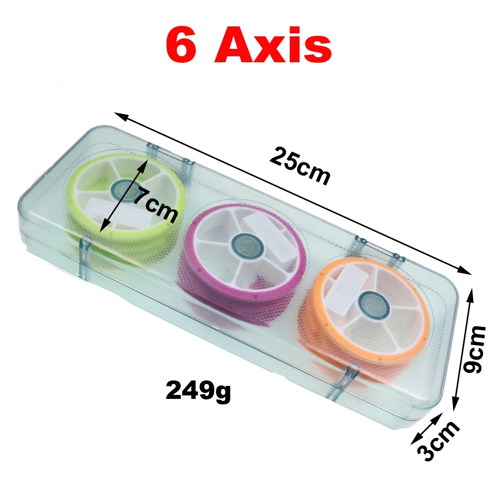 Main Line Box Fishing Tackle Box with Silicone Round Board Fishing Line  Holder Carp Leader Main Line Rig/Flies Pupa Storage Case