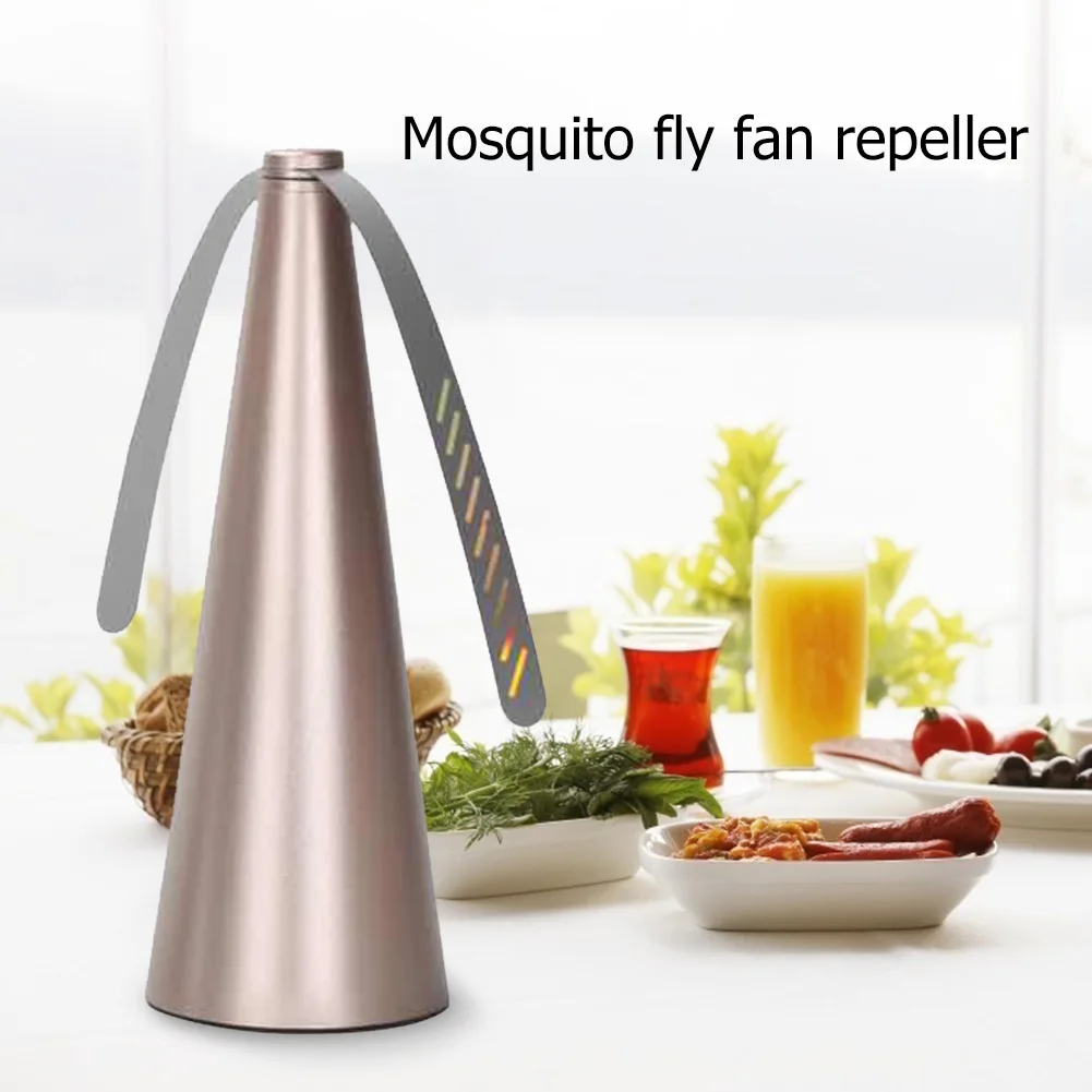 

Battery Powered Desktop Fly Repellent Fan Portable Outdoor Garden Meal Picnic Mosquito Flies Bugs Insect Pest Drive Device