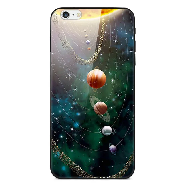 7 Чехол для телефона для iPhone 5 6s 6Plus 7 8Plus чехол стеклянная задняя крышка для Apple iPhone X XR XS Max чехол из закаленного стекла - Цвет: 7
