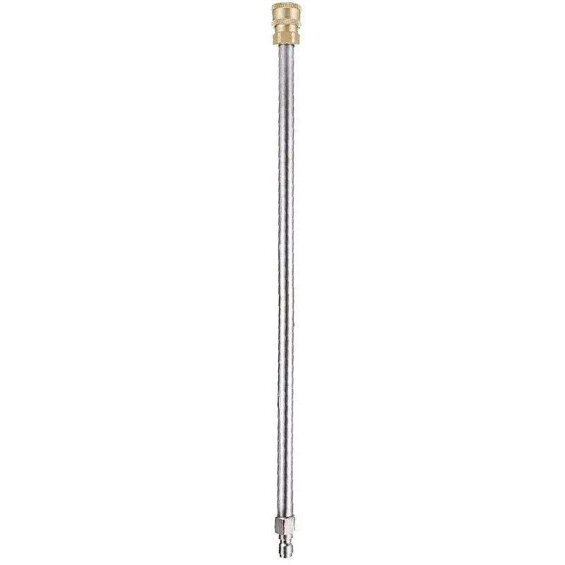 Pressure Washer Extension Rod, 17-Inch Stainless Steel 1/4 Inch Quick-Connect Electric Washer Nozzle, 2 Pieces 6