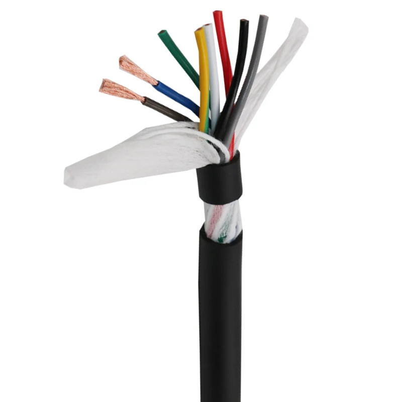 22AWG/20AWG/18AWG 10/12/14/16 core Транспортировочная лента кабель 5 м гибкий провод с ПВХ