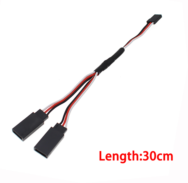 1PCS 15/30/50cm 1to1 1to 2 1 to 3 1 to 4 RC Servo Extension Wire Cable for Futaba JR Male to Female RC Model