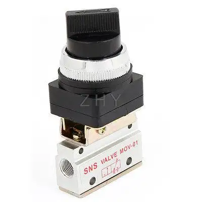 2 положения 3 способ фиксирующая рукоятка сплав Воздушный Пневматический Механический клапан 1/" PT