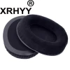 XRHYY Black Velvet Replacement Earpad Ear Pad Cushion for Kingston KHX-HSCC-BK-FR HyperX Cloud headphones ► Photo 1/5