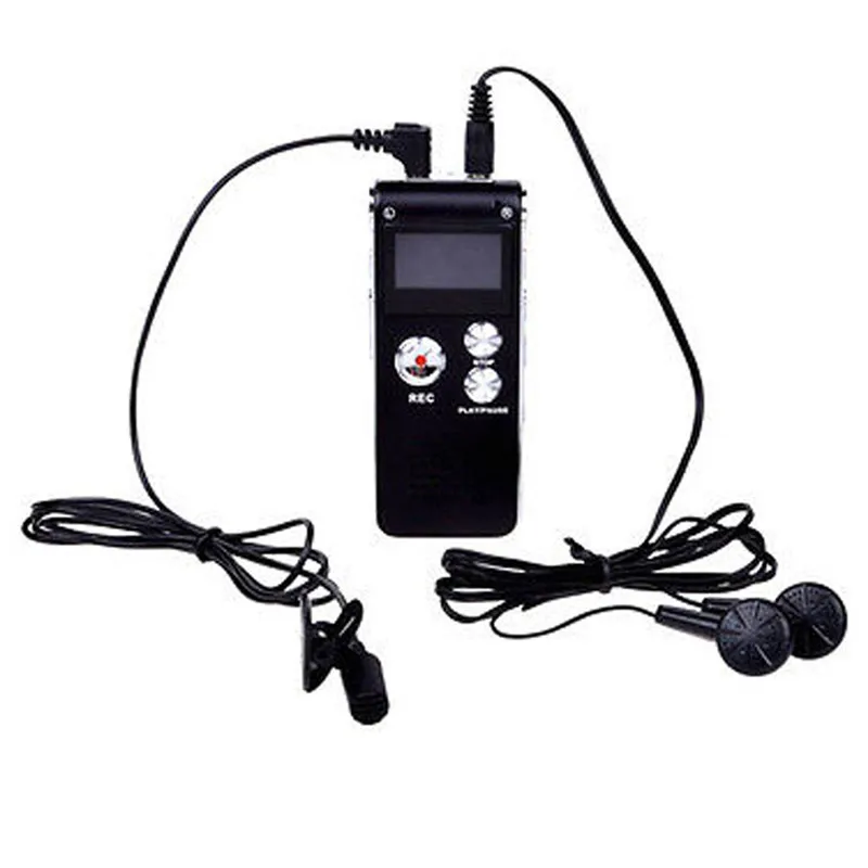 Черный OMESHIN Портативный 8 ГБ Цифровой Аудио Голос Mp3 плеер Перезаряжаемый USB MP3 плеер стерео музыкальный плеер - Цвет: Черный