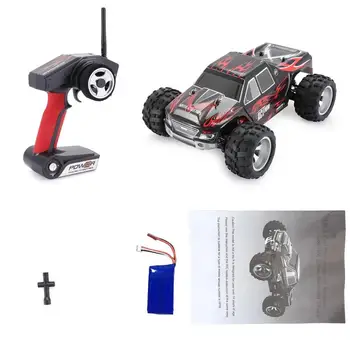 

WLtoys A979 2.4GHz 1/18 Full Proportional Remote Control 4WD Vehicle 45KM/h Brushed Motor Electric RTR Off-road Buggy RC Car Toy