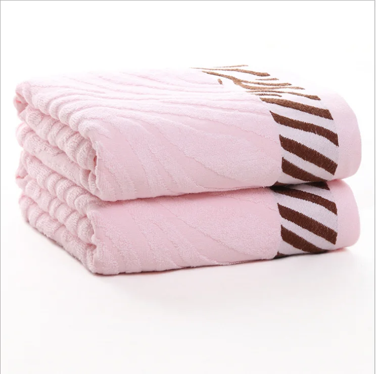 FF0430-Pink FF0430 бамбуковое волокно Сломанный файл Тигровая кожа полотенце ежедневное домашнее очищающее полотенце 32 Бамбуковая пряжа 34*75 см - Цвет: FF0430-Pink