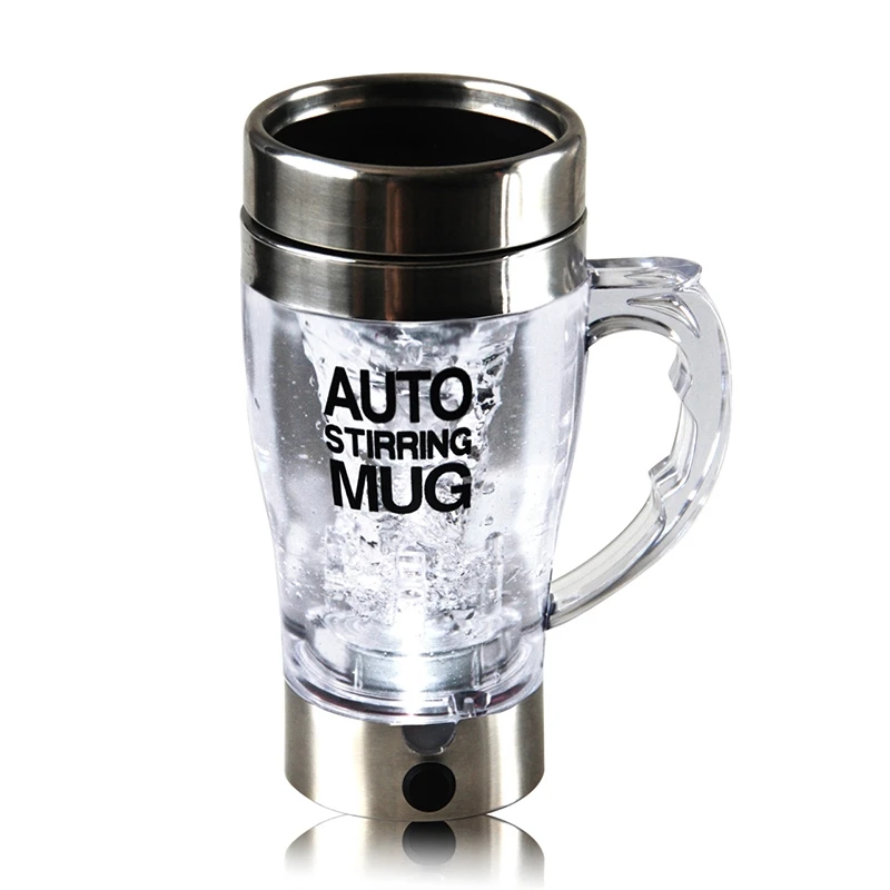 Self Stirring Mug Automatic Electric Lazy Coffee Mixing Tea Mix Cup Travel Double Insulated Thermal | Дом и сад