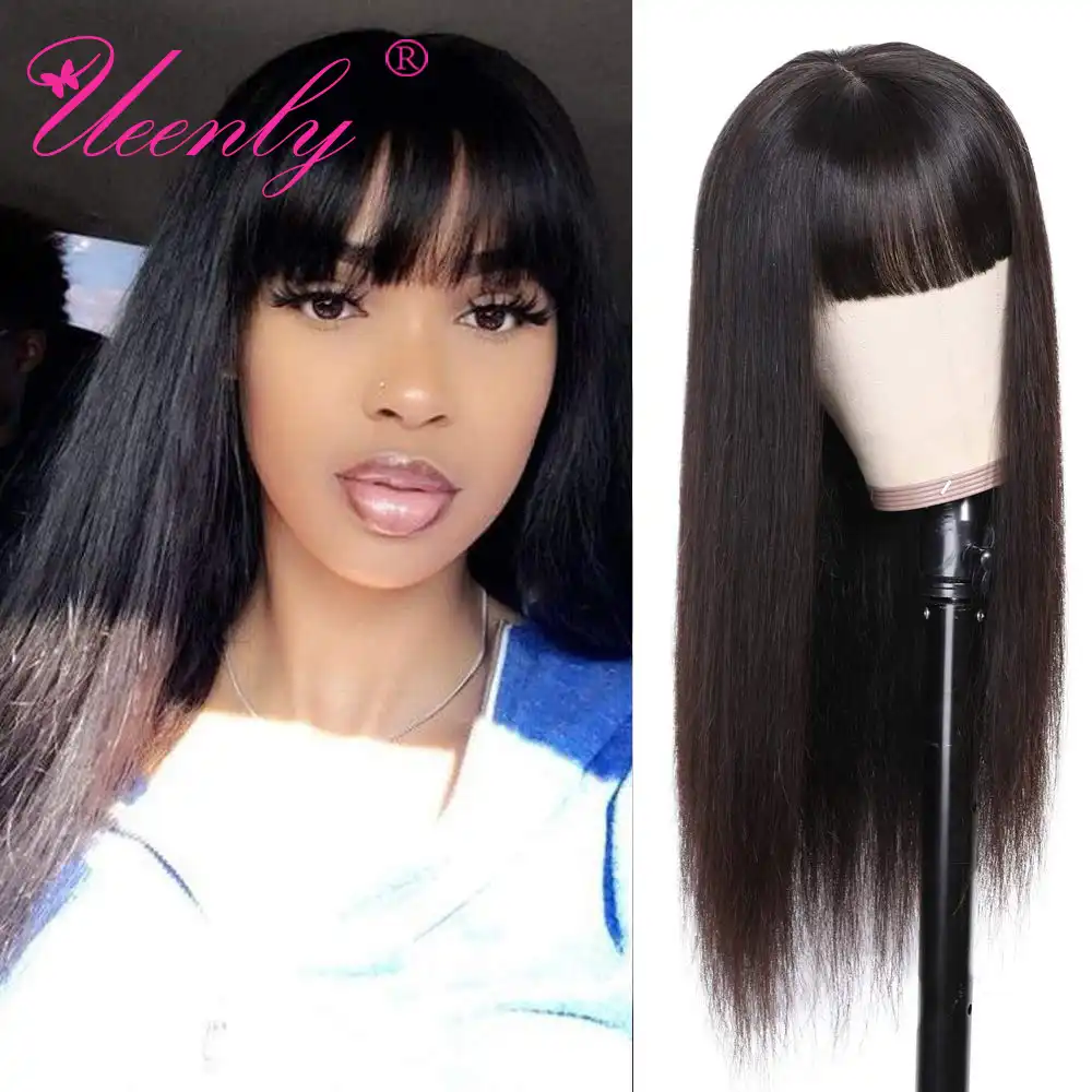No lace human hair wigs Clearance