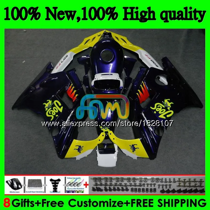 Комплект+ майка для HONDA CBR600FS CBR 600F3 95 96 97 98 3BS. 104 CBR 600 FS CBR600 F3 CBR600F3 Repsol синий 1995 1996 1997 1998 обтекатель - Цвет: No. 1