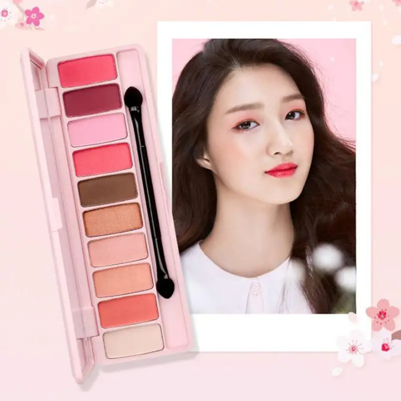 Цветущая вишня Play color Eye Shadow поддон стойкий макияж мерцающий матовый изюминка косметика