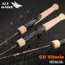 Ace Hawk Neue BFS Stream Angelrute Schnelle Action Ultraleicht Spinning Rod Dschungel Forelle Angelrute UL Angelgerät