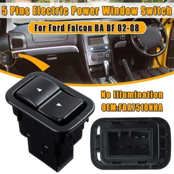 

6PIN Single Power Master Electric Window Control Switch Button For Ford Falcon BA BF 2002-2008 Single Window Switch Illuminated