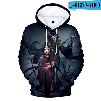 

New 3D Game I-dentity V Hoodies Anime I- Dentity- Exertion Games Lab Hoodie Sweatshirts Long Sleeve Teenage Coats Hot Sale 3D